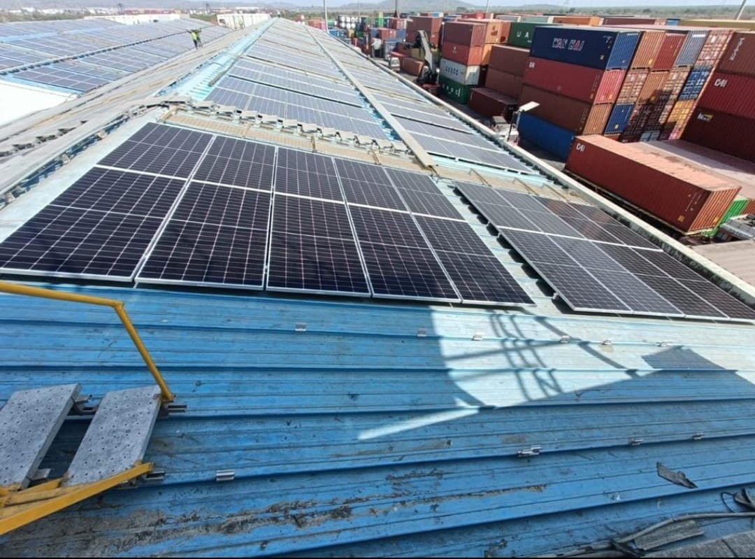 Container Port Terminal Rooftop Solar Plant